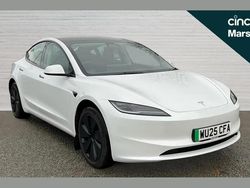 White Used 2025 Tesla Model 3 Long Range RWD Sedan | £36,980