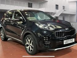 Black Used 2017 Kia Sportage GT-Line S SUV | £10,995 (Good price)