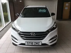 Pure white Used 2018 Hyundai Tucson GO! SUV | £12,495 (Good price)