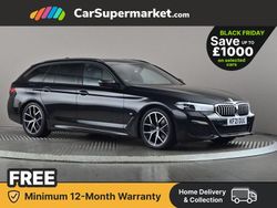 Black Used 2021 BMW 520 M Sport Estate | £21,997 (Good price)