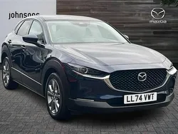 Blue Used 2024 Mazda CX-30 Exclusive-Line SUV | £20,975