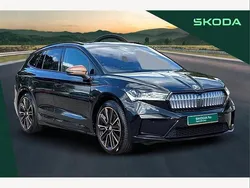 Black magic pearl effect Used 2022 Skoda Enyaq iV SportLine SUV | £26,900 (A bit pricey)