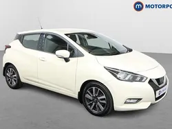 White Used 2017 Nissan Micra Acenta Hatchback | £8,449 (Fair price)