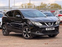 Black Used 2015 Nissan Qashqai N-TEC SUV | £7,495 (Good price)