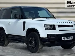 Solid fuji white Used 2024 Land Rover Defender HSE Dynamic SUV | £72,053 (Fair price)