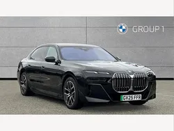 Black New 2025 BMW i7 M Sport Sedan | £78,495 (A bit pricey)