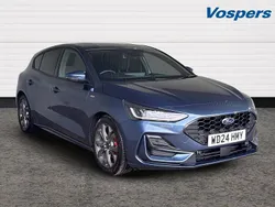 Blue Used 2024 Ford Focus ST-Line Hatchback | £17,195 (Fair price)
