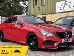 Red Used 2015 Mercedes E220 AMG line Coupe | £8,990 (Fair price)
