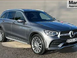 Grey Used 2022 Mercedes GLC220 AMG Line Premium SUV | £30,287 (Fair price)