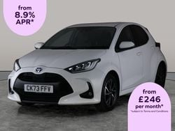 White Used 2023 Toyota Yaris Hybrid Design Hatchback | £17,311 (Fair price)