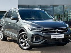 Indium grey metallic Used 2025 VW T-Roc R-line SUV | £32,129