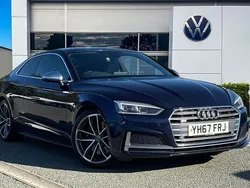 Blue Used 2017 Audi S5 Design Coupe | £16,599 (Fair price)