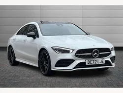 White Used 2022 Mercedes CLA200 AMG Line Premium Plus Coupe | £29,690 (Expensive)