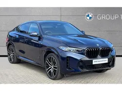 Tanzanite blue Used 2025 BMW X6 M Sport SUV | £65,991 (A bit pricey)