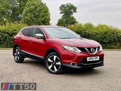 Red Used 2015 Nissan Qashqai N-TEC SUV | £7,490 (Fair price)
