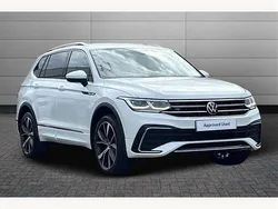 White Used 2024 VW Tiguan Allspace R-line SUV | £34,495 (Expensive)
