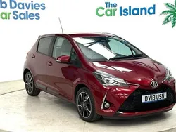Red Used 2018 Toyota Yaris Design Hatchback | £9,500 (Fair price)