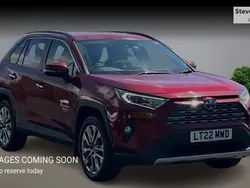 Red Used 2022 Toyota RAV4 Hybrid SUV | £31,776 (A bit pricey)