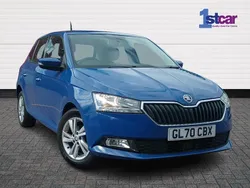 Blue Used 2020 Skoda Fabia SE Hatchback | £7,889 (Fair price)