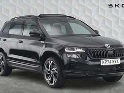 Black magic pearl effect Used 2024 Skoda Karoq SportLine SUV | £29,483 (Fair price)