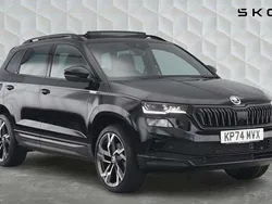 Black magic pearl effect Used 2024 Skoda Karoq SportLine SUV | £30,553 (Fair price)