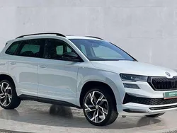 White Used 2022 Skoda Karoq SportLine SUV | £24,000 (Fair price)
