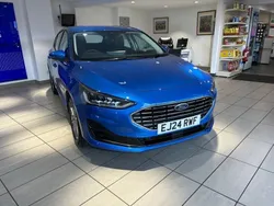 Blue Used 2024 Ford Focus Titanium Hatchback | £19,975 (Fair price)