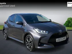 Grey Used 2023 Toyota Yaris Hybrid Design Hatchback | £17,496 (Fair price)