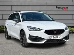 White Used 2024 Cupra Leon Estate | £24,119 (Fair price)