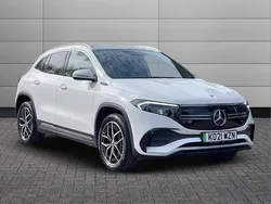 White Used 2021 Mercedes EQA250 AMG line SUV | £21,495 (Fair price)