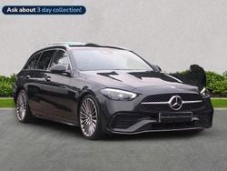 Grey Used 2023 Mercedes C200 AMG Line Premium Estate | £28,041 (Expensive)