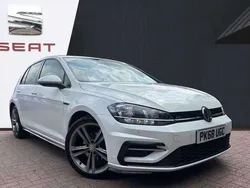 White Used 2018 VW Golf VII R-line Hatchback | £14,000 (Fair price)