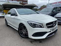 White Used 2017 Mercedes CLA180 AMG line Sedan | £14,699 (Fair price)