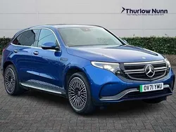 Blue Used 2022 Mercedes EQC400 AMG line SUV | £28,599 (Good price)