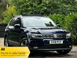 Blue Used 2018 VW Tiguan SEL SUV | £16,990 (Good price)