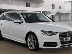 White Used 2017 Audi A4 S-Line Estate | £11,490 (Fair price)