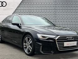 Black Used 2022 Audi A6 S-Line Sedan | £22,059 (Fair price)