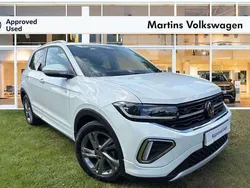 White Used 2024 VW T-Cross R-line SUV | £26,995 (A bit pricey)