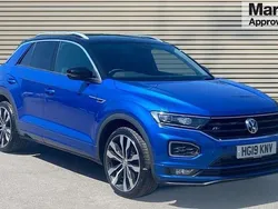 Blue Used 2019 VW T-Roc R-line SUV | £20,412 (Good price)