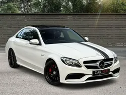 White Used 2015 Mercedes C63 AMG Premium Sedan | £25,995 (Good price)