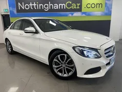 White Used 2015 Mercedes C220 Sedan | £6,491 (Expensive)