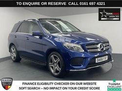 Blue Used 2016 Mercedes GLE250 AMG line SUV | £18,440 (Fair price)