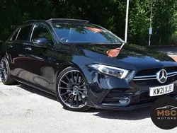 Black Used 2021 Mercedes A35 AMG Premium Plus Hatchback | £26,995 (Fair price)