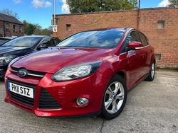 Red Used 2011 Ford Focus Zetec Hatchback | £2,095 (Fair price)