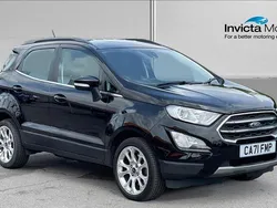 Black Used 2022 Ford Ecosport Titanium SUV | £12,000 (Fair price)
