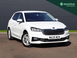 Moon white metallic Used 2025 Skoda Fabia SE L Hatchback | £17,900 (Fair price)
