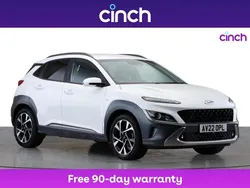 White Used 2022 Hyundai Kona Premium SUV | £11,799 (Fair price)
