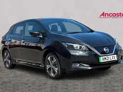 Black Used 2021 Nissan Leaf N-Connecta Hatchback | £11,975 (Fair price)