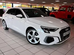White Used 2022 Audi A3 S-Line Hatchback | £20,989 (A bit pricey)