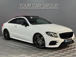 White Used 2017 Mercedes E220 AMG line Coupe | £21,990 (Expensive)